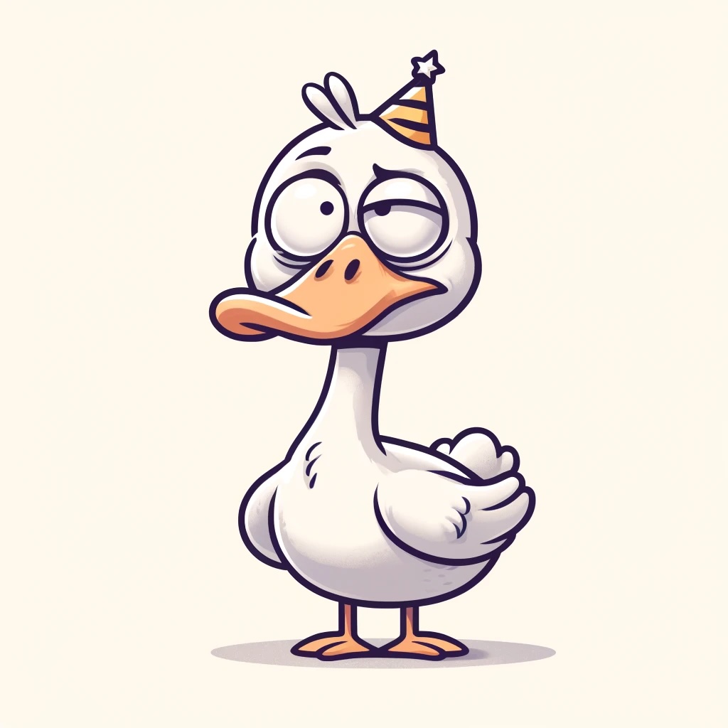 Drunk Goose character